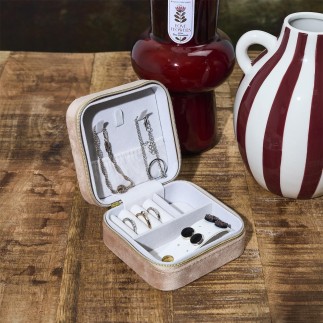 BOITE A BIJOUX HERITAGE 10X10CM BEIGE