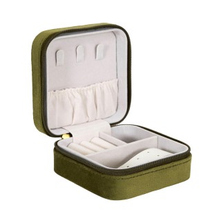 BOITE A BIJOUX HERITAGE 10X10CM KAKI