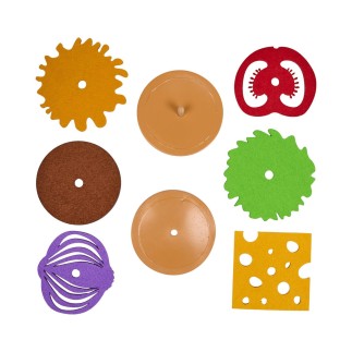 DESSOUS DE VERRE HAMBURGER X6