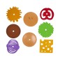 DESSOUS DE VERRE HAMBURGER X6