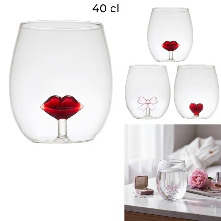 VERRE FIGURINE AMOUR 40CL