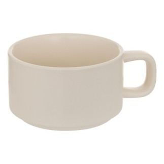 Théière solitaire Nature céramique crème