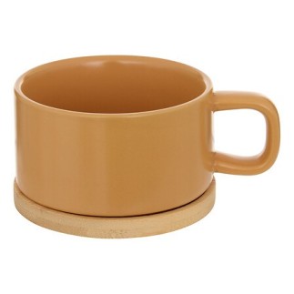 Théière solitaire Nature céramique ocre