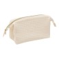 Trousse Waffle coton beige