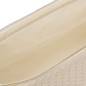 Trousse Waffle coton beige