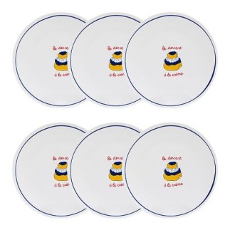 Assiette à dessert le dessert à la crème 19cm porcelaine
