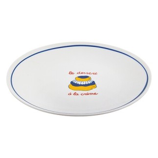 Assiette à dessert le dessert à la crème 19cm porcelaine