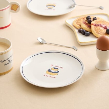 Assiette à dessert le dessert à la crème 19cm porcelaine