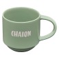 Coffret Mug et chaussettes Chaton 38cl vert