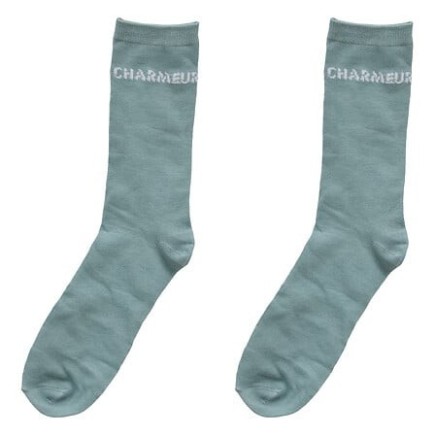 Coffret Mug et chaussettes Charmeur 38cl bleu