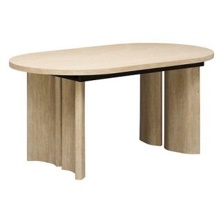 Table à dîner Tino extensible 160/210x90cm travertin