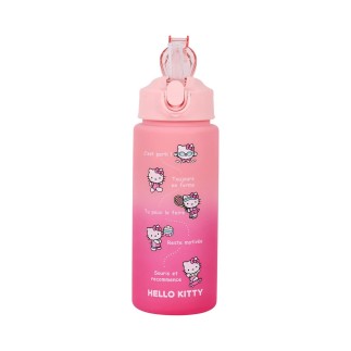 BOUTEILLE MOTIVATION HELLO KITTY 55CL ROSE