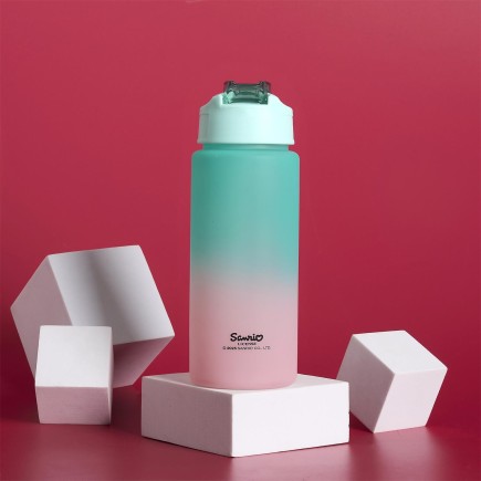BOUTEILLE MOTIVATION HELLO KITTY 55CL BLEU