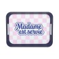 PLATEAU PLASTIQUE LUDIQUE 41X32CM MADAME EST SERVIE
