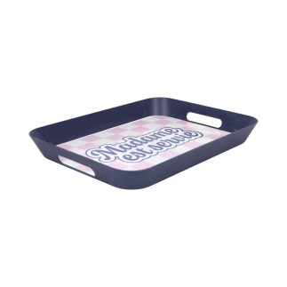 PLATEAU PLASTIQUE LUDIQUE 41X32CM MADAME EST SERVIE