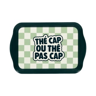 PLATEAU PLASTIQUE LUDIQUE 21X14CM THE CAP