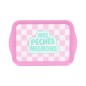 PLATEAU PLASTIQUE LUDIQUE 21X14CM MES PECHES MIGNONS