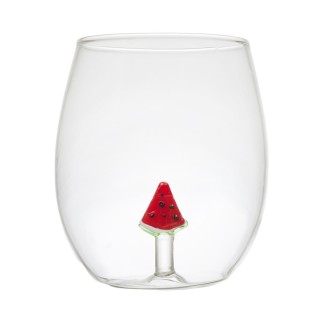 VERRE FIGURINE FRUIT 40CL
