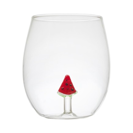 VERRE FIGURINE FRUIT 40CL