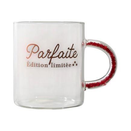 MUG POIGNEE AVEC PAILLETTES 35CL PARFAIT EDITION LIMITEE