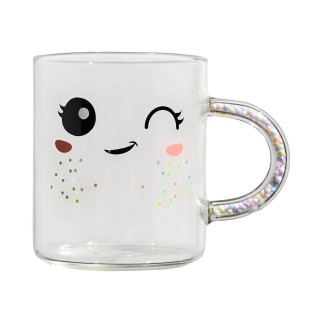 MUG POIGNEE AVEC FORMES 35CL SMILE