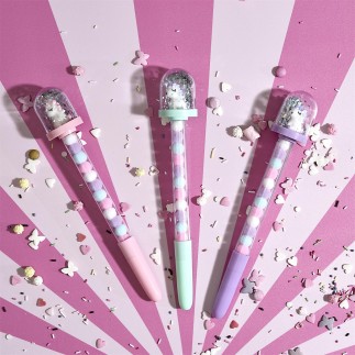 STYLO LICORNE A PAILETTE