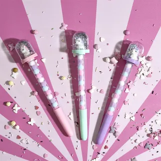 STYLO LICORNE A PAILETTE
