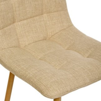 Tabouret de bar Sirac assise 75cm lin