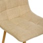 Tabouret de bar Sirac assise 75cm lin
