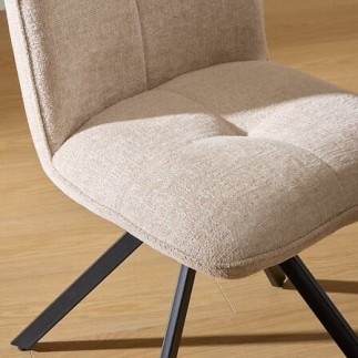 Chaise pivotante Gira chenille beige