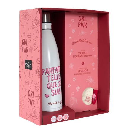 COFFRET BOUTEILLE ISOTHERME PARFAITE