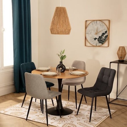 Chaise Sirac gris foncé