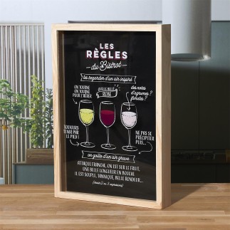 CADRE COLLECTEUR BOUCHON EN LIEGE BISTROT