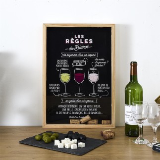 CADRE COLLECTEUR BOUCHON EN LIEGE BISTROT