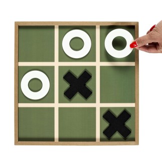 JEU DU TIC TAC TOE EN BOIS