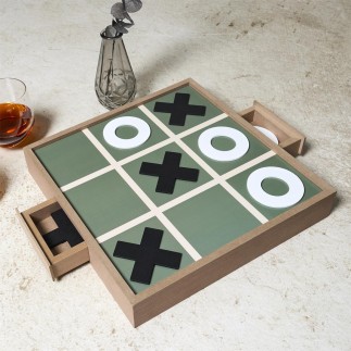 JEU DU TIC TAC TOE EN BOIS