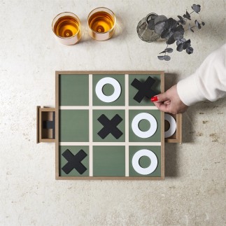JEU DU TIC TAC TOE EN BOIS