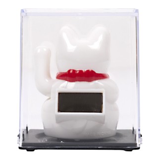 FIGURINE SOLAIRE EN BOITE CHAT PANDA