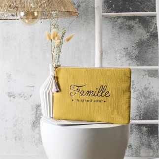 POCHETTE GAZE DE COTON FAMILLE