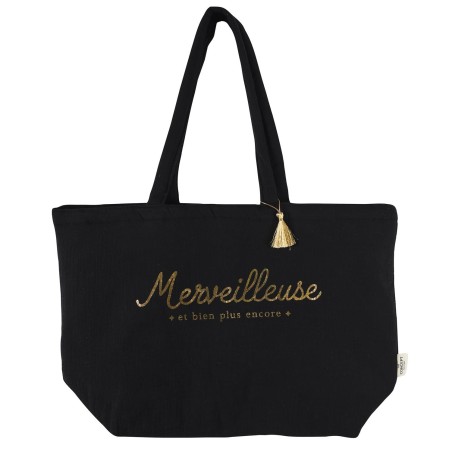 TOTE BAG GAZE DE COTON MERVEILLEUSE