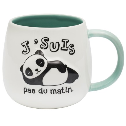 MUG RELIEF KAWAII 40CL PANDA