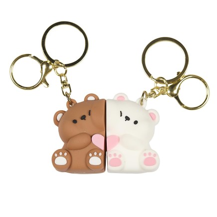 PORTE CLES CALIN DUO KAWAII OURS