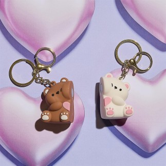 PORTE CLES CALIN DUO KAWAII OURS