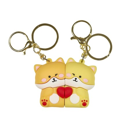 PORTE CLES CALIN DUO KAWAII CHIEN