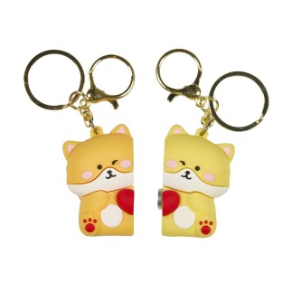 PORTE CLES CALIN DUO KAWAII CHIEN