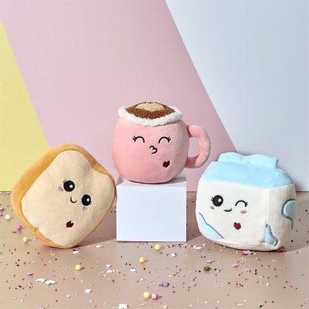 PELUCHE PETIT DEJEUNER H11CM KAWAII