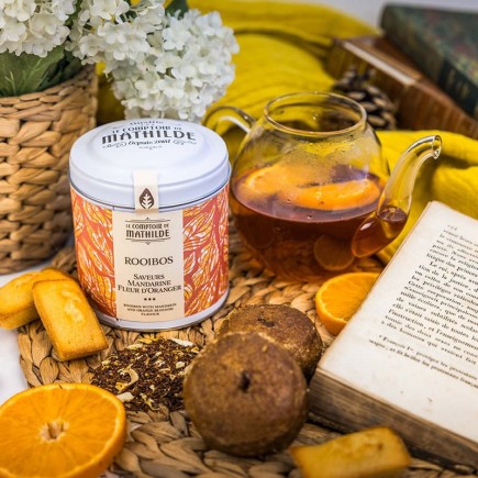 Rooibos Saveurs Mandarine Fleur d'Oranger - 100g