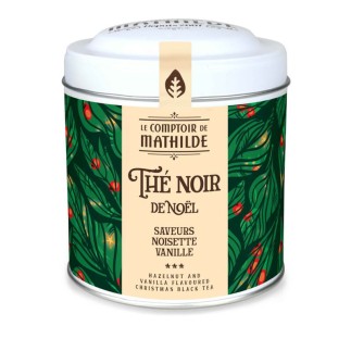 Thé Noir de Noël Noisette et Vanille - 100g