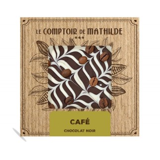Café Crème - Tablette Chocolat Noir - 80g