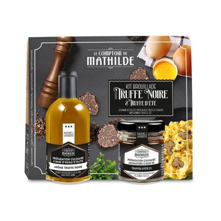 Kit Brouillade Saveur Truffe Noire et Truffe d'Été Kit Brouillade Saveur Truffe Noire et Truffe d'Été